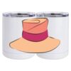 10 oz. White Stainless Steel Short Tumbler Thumbnail