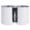 10 oz. White Stainless Steel Short Tumbler Thumbnail