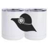 10 oz. White Stainless Steel Short Tumbler Thumbnail