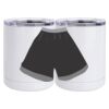 10 oz. White Stainless Steel Short Tumbler Thumbnail