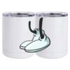 10 oz. White Stainless Steel Short Tumbler Thumbnail