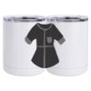 10 oz. White Stainless Steel Short Tumbler Thumbnail