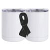 10 oz. White Stainless Steel Short Tumbler Thumbnail