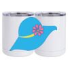 10 oz. White Stainless Steel Short Tumbler Thumbnail