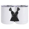 10 oz. White Stainless Steel Short Tumbler Thumbnail