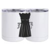 10 oz. White Stainless Steel Short Tumbler Thumbnail