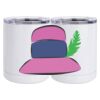 10 oz. White Stainless Steel Short Tumbler Thumbnail