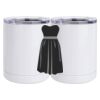 10 oz. White Stainless Steel Short Tumbler Thumbnail