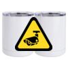 10 oz. White Stainless Steel Short Tumbler Thumbnail