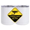 10 oz. White Stainless Steel Short Tumbler Thumbnail