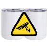 10 oz. White Stainless Steel Short Tumbler Thumbnail