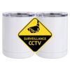10 oz. White Stainless Steel Short Tumbler Thumbnail