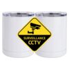 10 oz. White Stainless Steel Short Tumbler Thumbnail