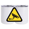 10 oz. White Stainless Steel Short Tumbler Thumbnail