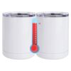 10 oz. White Stainless Steel Short Tumbler Thumbnail