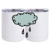 10 oz. White Stainless Steel Short Tumbler Thumbnail
