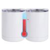 10 oz. White Stainless Steel Short Tumbler Thumbnail