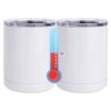 10 oz. White Stainless Steel Short Tumbler Thumbnail