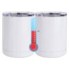 10 oz. White Stainless Steel Short Tumbler Thumbnail