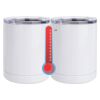 10 oz. White Stainless Steel Short Tumbler Thumbnail