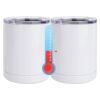 10 oz. White Stainless Steel Short Tumbler Thumbnail