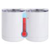 10 oz. White Stainless Steel Short Tumbler Thumbnail
