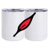 10 oz. White Stainless Steel Short Tumbler Thumbnail