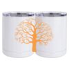 10 oz. White Stainless Steel Short Tumbler Thumbnail