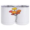 10 oz. White Stainless Steel Short Tumbler Thumbnail