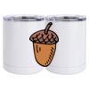 10 oz. White Stainless Steel Short Tumbler Thumbnail