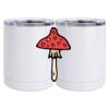 10 oz. White Stainless Steel Short Tumbler Thumbnail
