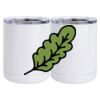 10 oz. White Stainless Steel Short Tumbler Thumbnail