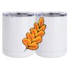 10 oz. White Stainless Steel Short Tumbler Thumbnail