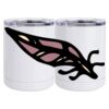 10 oz. White Stainless Steel Short Tumbler Thumbnail
