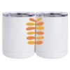 10 oz. White Stainless Steel Short Tumbler Thumbnail