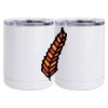 10 oz. White Stainless Steel Short Tumbler Thumbnail