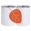 10 oz. White Stainless Steel Short Tumbler Thumbnail