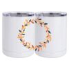 10 oz. White Stainless Steel Short Tumbler Thumbnail