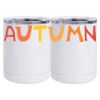 10 oz. White Stainless Steel Short Tumbler Thumbnail