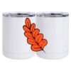 10 oz. White Stainless Steel Short Tumbler Thumbnail