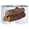 10 oz. White Stainless Steel Short Tumbler Thumbnail