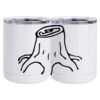 10 oz. White Stainless Steel Short Tumbler Thumbnail