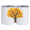 10 oz. White Stainless Steel Short Tumbler Thumbnail