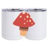 10 oz. White Stainless Steel Short Tumbler Thumbnail