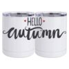 10 oz. White Stainless Steel Short Tumbler Thumbnail