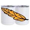 10 oz. White Stainless Steel Short Tumbler Thumbnail