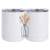 10 oz. White Stainless Steel Short Tumbler Thumbnail