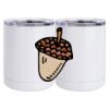 10 oz. White Stainless Steel Short Tumbler Thumbnail