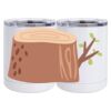 10 oz. White Stainless Steel Short Tumbler Thumbnail
