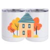 10 oz. White Stainless Steel Short Tumbler Thumbnail